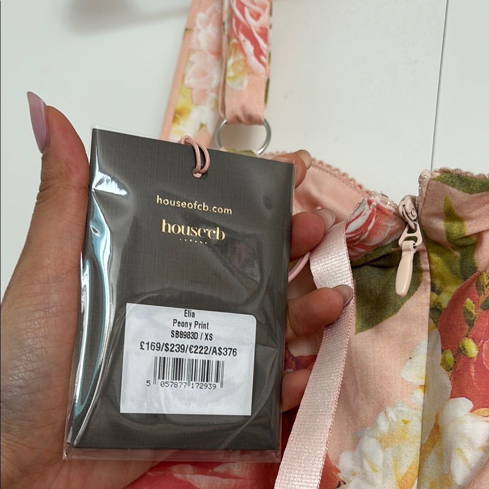 House of CB Pink Floral Midi Dress - Picture 11 of 12